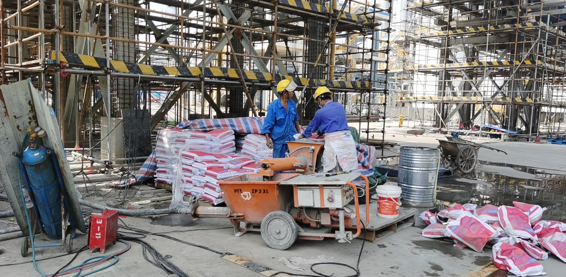 永信贵宾会灌浆料施工质量：和易性主要作用